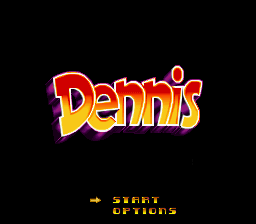 Dennis (Europe) Title Screen